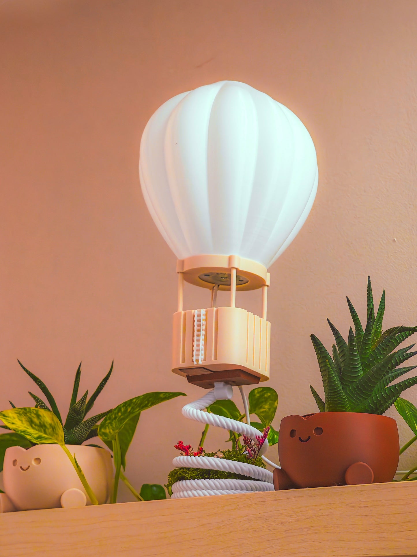 AéroBloom | Lampe Montgolfière Flottante