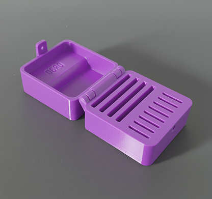 Boitier de protections / transport pour Carte SD et Micro SD - Violet - Etui / Accessoire