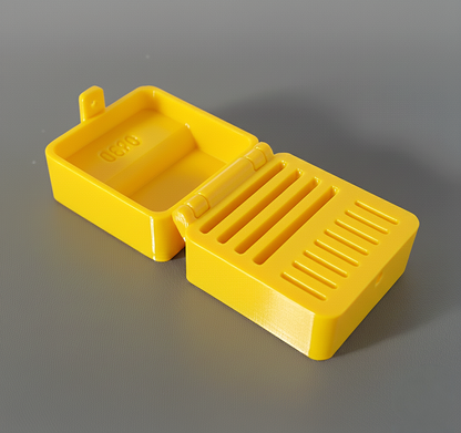 Boitier de protections / transport pour Carte SD et Micro SD - Jaune - Etui / Accessoire