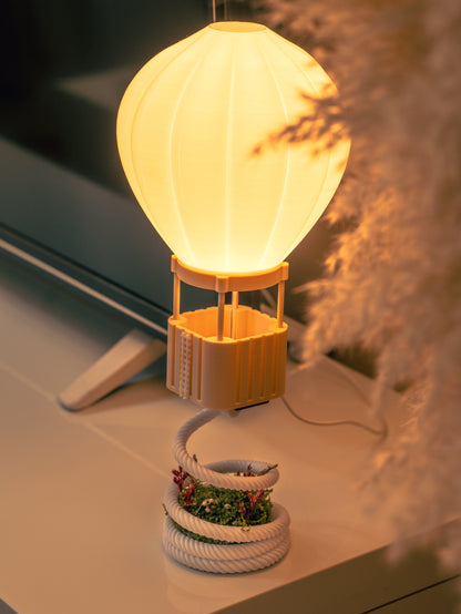 AéroBloom | Lampe Montgolfière Flottante
