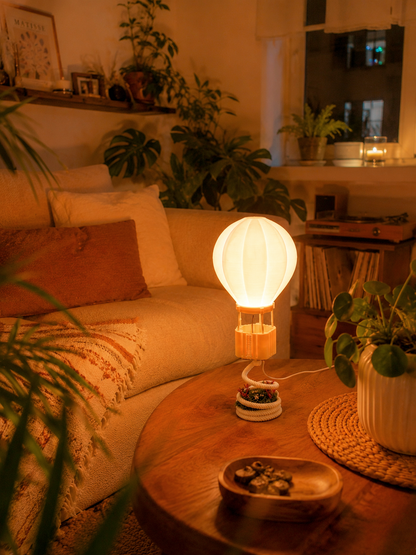 AéroBloom | Lampe Montgolfière Flottante