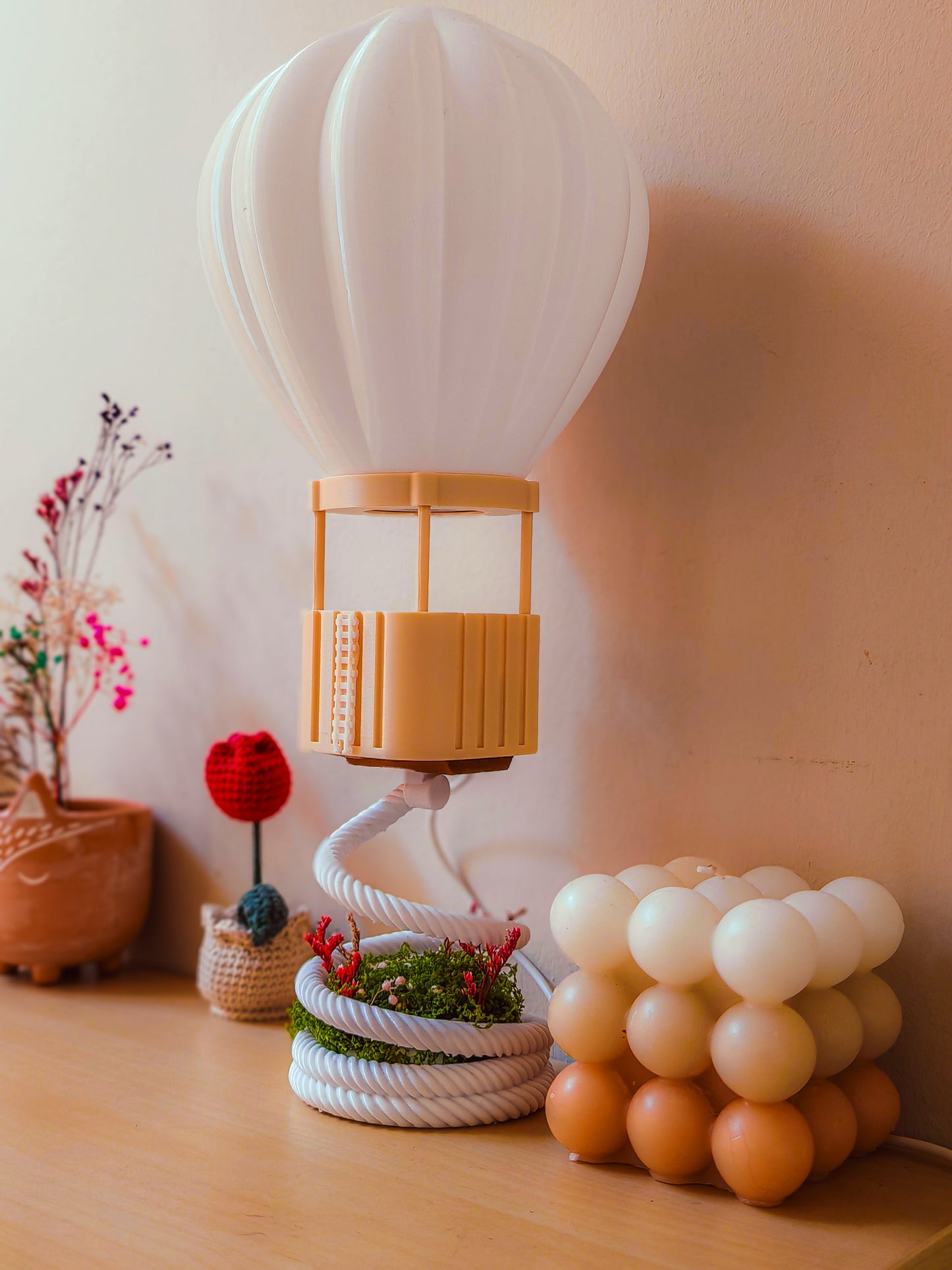 AéroBloom | Lampe Montgolfière Flottante